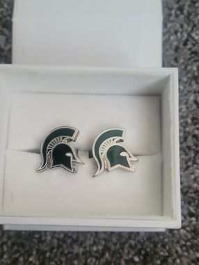 NWT Michigan State Spartans Cuff Links